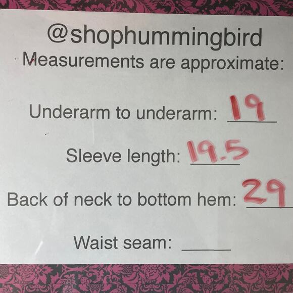 Philosophy Blue Crop Sleeve Lightweight Sweater Size Medium - Picture 9 of 9